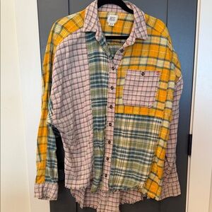 BDG Multicolor Plaid Button Down Shirt